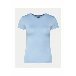 Tricou albastru viscoza pentru dama imagine