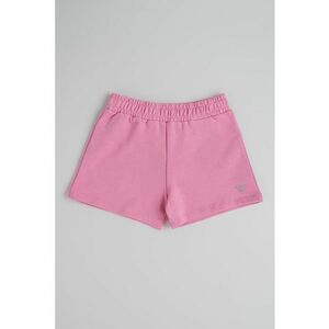 Pantaloni scurti din bumbac cu banda elastica in talie imagine