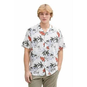 Camasa cu maneci scurte si model tropical imagine
