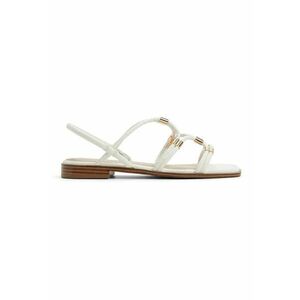 Sandale de piele ecologica cu barete multiple Bychan imagine