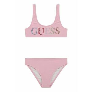 Costum de baie cu doua piese si logo din strasuri imagine