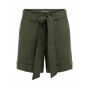 Pantaloni scurti uni din lyocell imagine