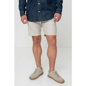 Pantaloni chino scurti din amestec de lyocell si in imagine