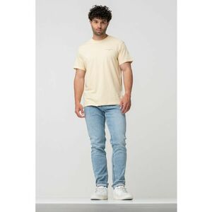 Tricou slim fit cu decolteu la baza gatului imagine