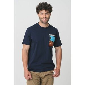 Tricou cu imprimeu grafic si logo imagine
