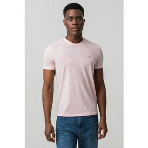 Tricou slim fit cu logo discret imagine