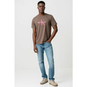 Tricou de bumbac cu decolteu la baza gatului imagine