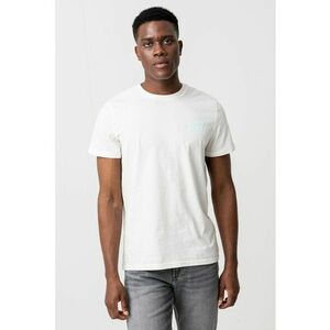 Tricou slim fit cu imprimeu logo discret imagine