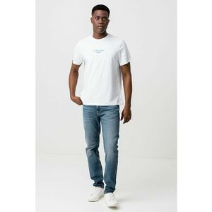 Tricou de bumbac cu decolteu la baza gatului imagine