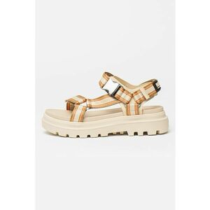 Sandale flatform din material textil imagine