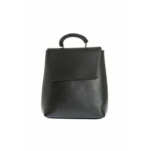 Rucsac negru din piele ecologica cu maner rotund imagine