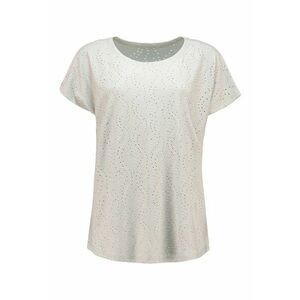 Tricou cu decolteu rotund si broderie imagine