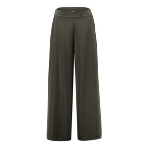 Pantaloni ampli cu talie inalta - Kaki - imagine