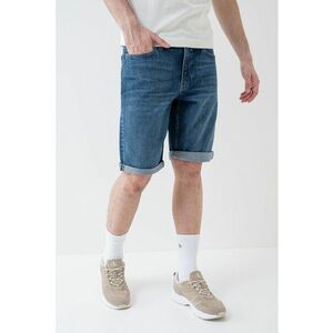 Bermude din denim cu aspect decolorat imagine