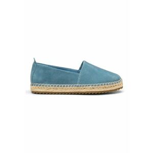 Espadrile de piele intoarsa cu varf rotund imagine