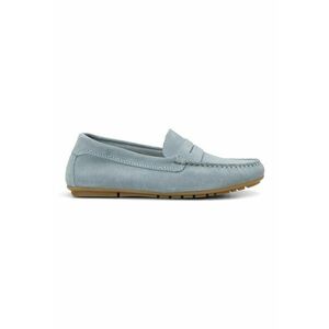 Mocasini de piele intoarsa cu varf rotund imagine