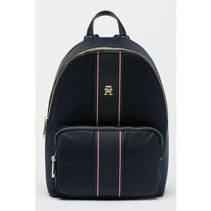 Rucsac din piele ecologica cu model monograma discret imagine