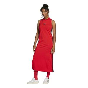 Rochie lunga din amestec de bumbac cu slit lateral imagine