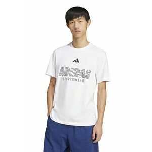 Tricou cu imprimeu logo si decolteu la baza gatului imagine