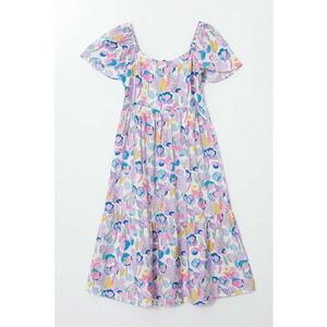 Rochie midi cu croiala in A si model imagine