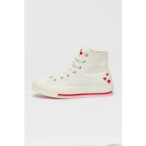 Pantofi sport cu talpa flatform si imprimeu Chuck Taylor All Star imagine