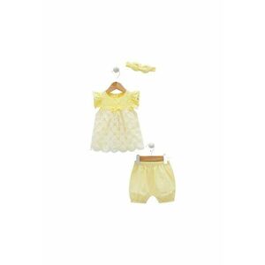 Compleu fete - cu bentita - 3 piese - TKK8150 imagine
