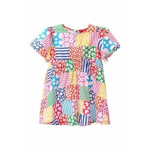 Rochie de bumbac cu imprimeu patchwork imagine
