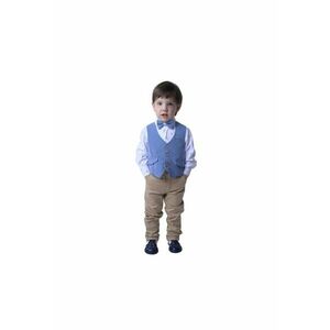 Costum elegant - baieti - cu Vesta - 4 Piese - MY-5106 imagine