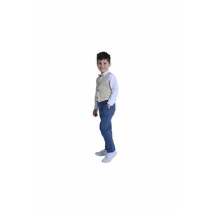 Costum elegant baieti - 4 piese - cu vesta - MY-5128 imagine