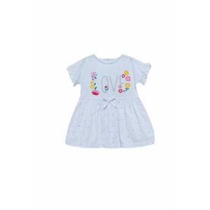 Rochita cu maneca scurta - Love - ELB7051 - Alb - imagine