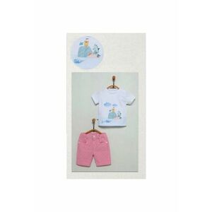 Compleu cu pantaloni scurti pepit - 2 piese - TKE6230 imagine