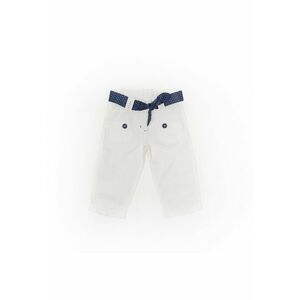 Pantaloni 3/4 - fetite - cu esarfa tip curea - 12412 imagine