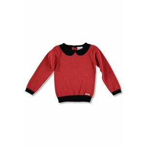 Pulover fetite - cu guler rotund - 51877 imagine