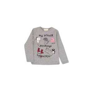 Bluza cu imprimeu My Winter - fete - 40830 imagine