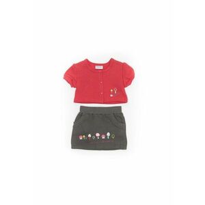 Compleu fustita si bolero - Bambilina - Mushrooms - 22625C - Gri - imagine