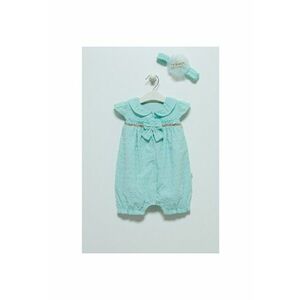 Salopeta cu bentita - maneca scurta - verde - TK7070V imagine