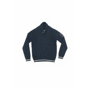 Pulover cu guler baieti - 40737 - Bleumarin - imagine