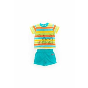 Compleu bebelusi - 2 piese - 23045 - Albastru - imagine