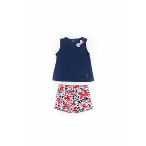 Compleu cu pantaloni scurti bebe - 10245 - Bleumarin - imagine