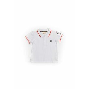 Tricou tip polo copii - 52130-1 - Alb - imagine