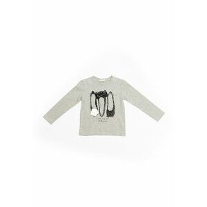 Bluzita fetite - Ballerinas - din bumbac - 51810-2 - Gri - imagine