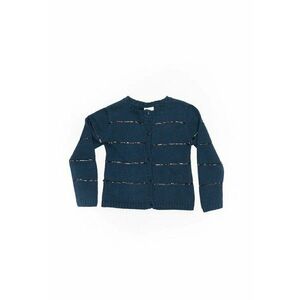 Pulover cu nasturi si paiete - 12817 - Bleumarin - imagine
