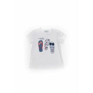 Tricou My Favorite Flip Flopes - 26230 - Alb - imagine