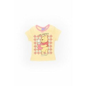 Tricou cu imprimeu - fete - GTK7445 - Galben - imagine