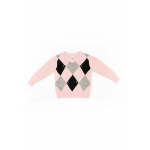 Pulover gros - fete - 21817 - Roz - imagine