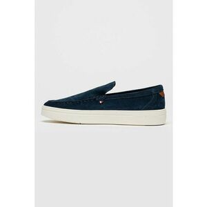 Pantofi loafer din piele intoarsa cu varf rotund imagine