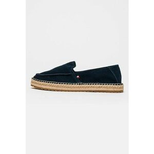 Espadrile din piele intoarsa cu model uni imagine