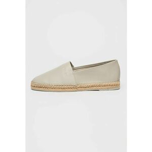 Espadrile din piele cu varf ascutit imagine