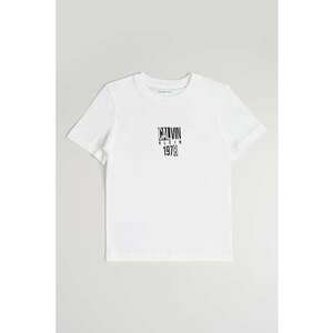 Tricou de bumbac cu imprimeu logo imagine