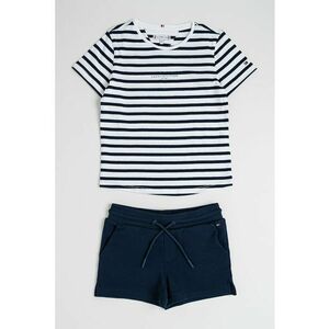 Set de tricou si pantaloni scurti cu snur imagine